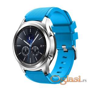 Nebo plava narukvica Galaxy Watch 5 4 3 46mm Huawei Watch GT2 GT3 22mm i 20mm